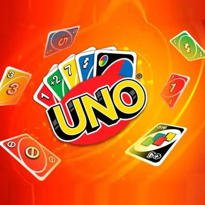 Multicolor Uno Paper Games Card